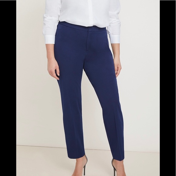 Eloquii Royal Blue Trouser Pants Plus Size - Picture 1 of 6
